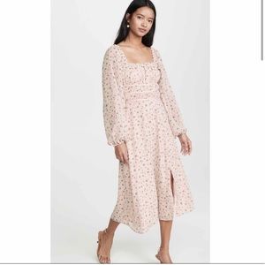 WAYF midi floral dress size extra large